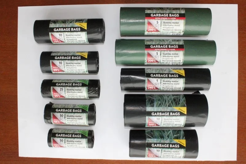 20L HDPE maišas 20 vnt